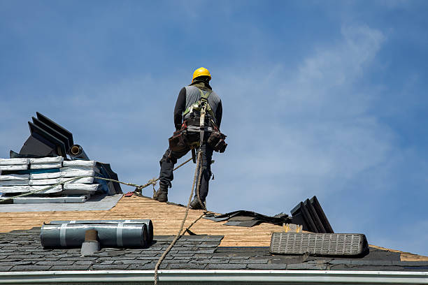 Professional Metal Roofing technician working in Monument Beach, MA